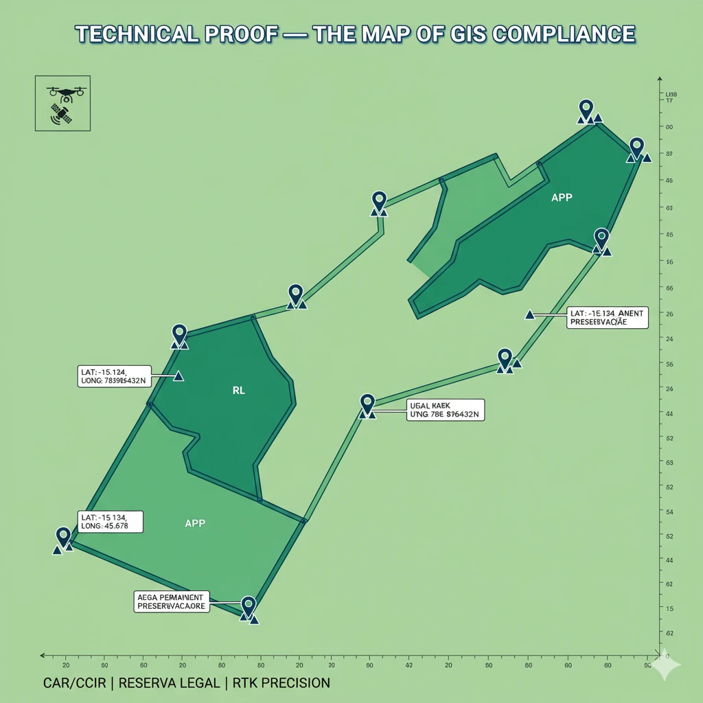 Mapeamento GIS e georreferenciamento para regularização fundiária